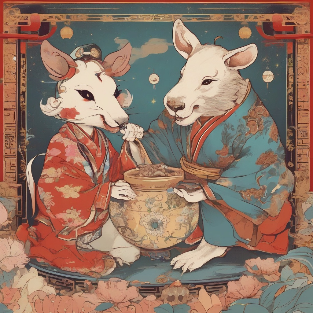 生肖配对：揭秘十二生肖的婚恋密码与命理玄机