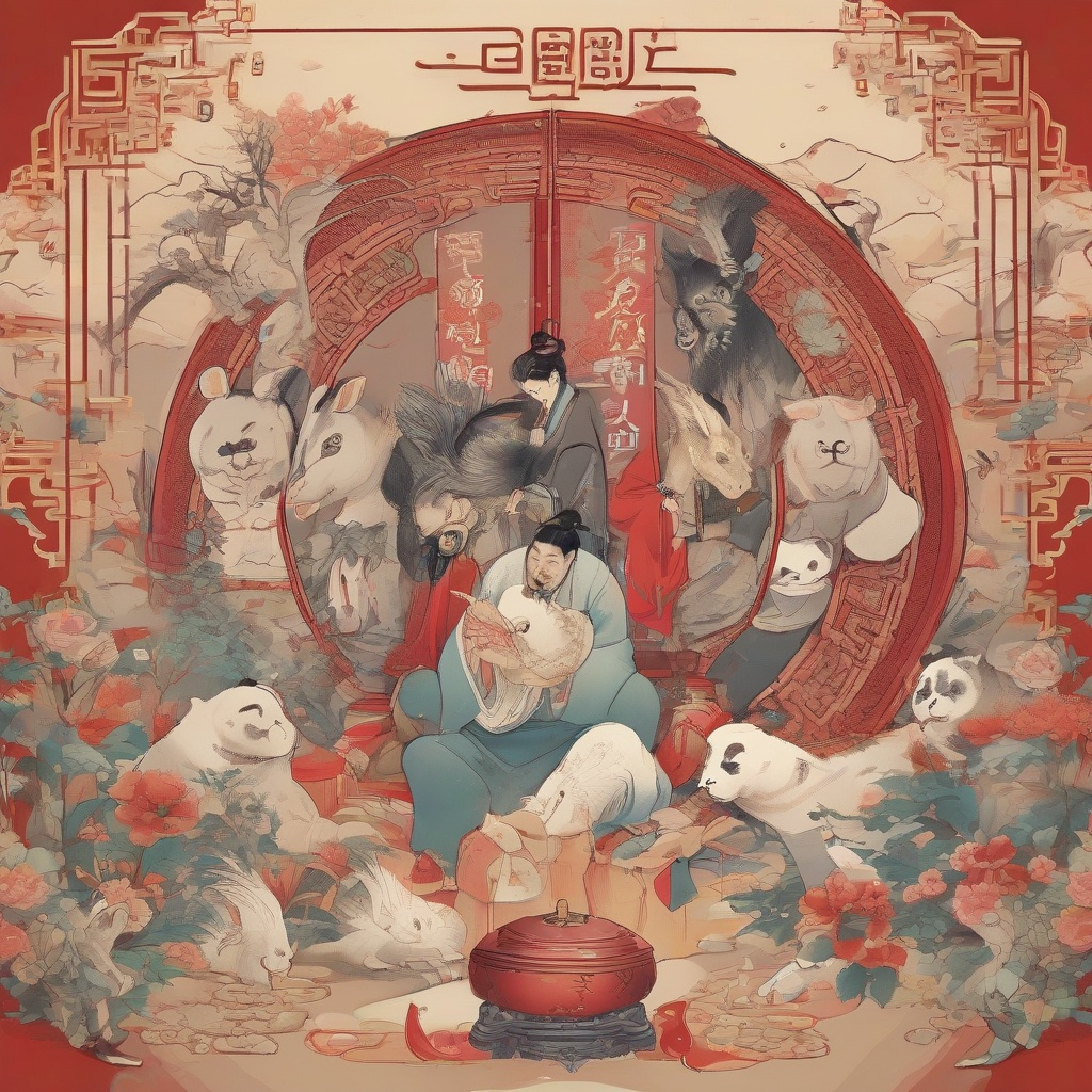 生肖配对：解码十二生肖的婚恋密码与命运交织